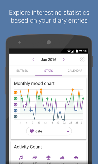 Imagen 1 para Daylio - Diary, Journal, …