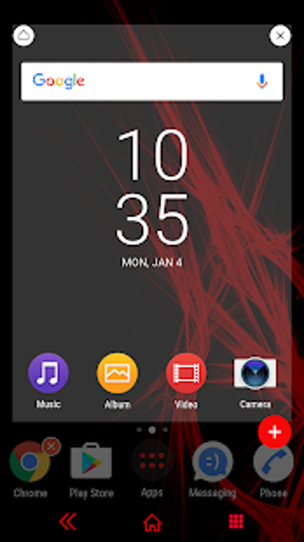 Image 1 for Minimal RED XPERIA Theme …