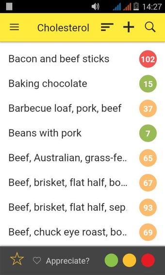 Imagen 1 para My Cholesterol Table: die…