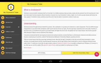 Imagen 2 para My Cholesterol Table: die…