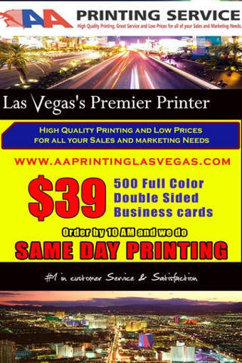 Image 0 for AA PRINTING LAS VEGAS