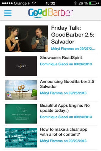 Imagen 0 para GoodBarber News