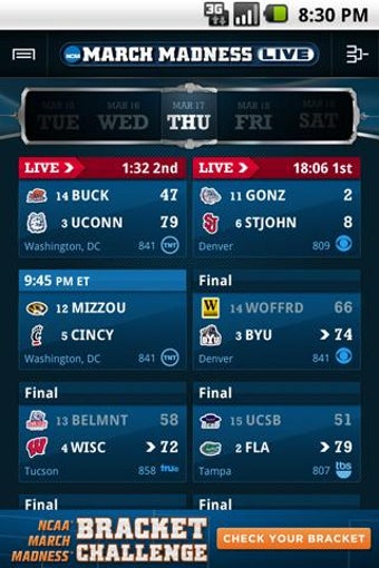 Imagen 3 para NCAA March Madness Live