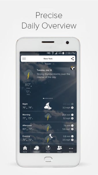 Imagen 1 para Morecast - Your Personal …