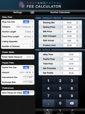 Image 0 for Fee Calculator HD for Eba…