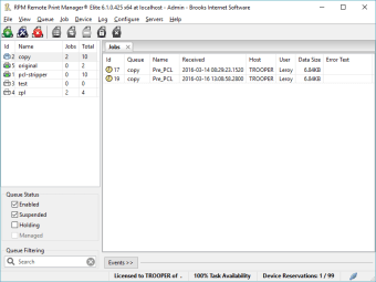 Image 0 for RPM Remote Print Manager …