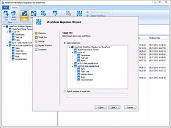 Imagen 0 para HarePoint Workflow Migrat…