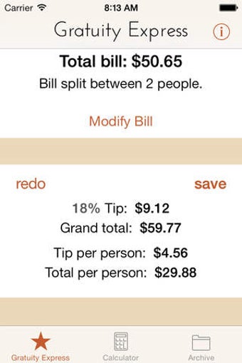 Image 0 for Gratuity Express: Tip Cal…
