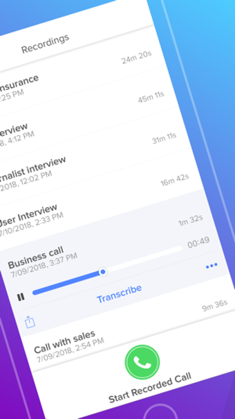 Image 3 for Rev Call Recorder