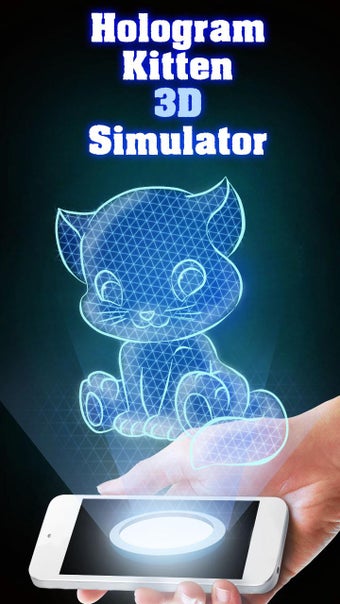 Imagen 2 para Hologram Kitten 3D Simula…