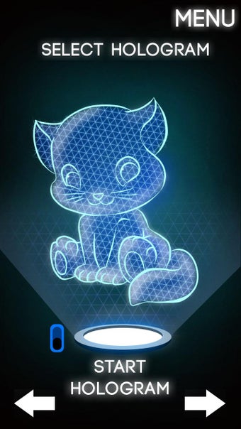 Imagen 1 para Hologram Kitten 3D Simula…