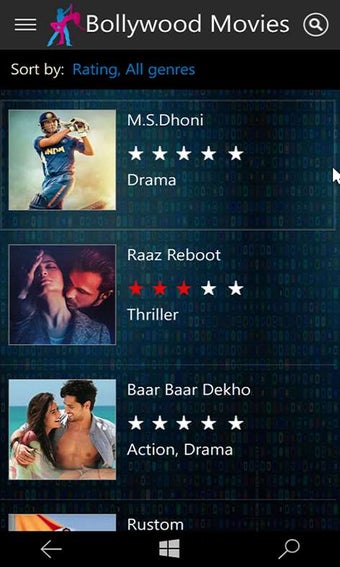 Image 0 for Bollywood Movies for Wind…