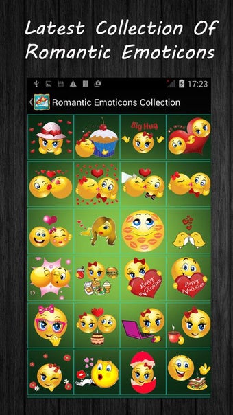 Image 1 for Romantic Emoticons Collec…