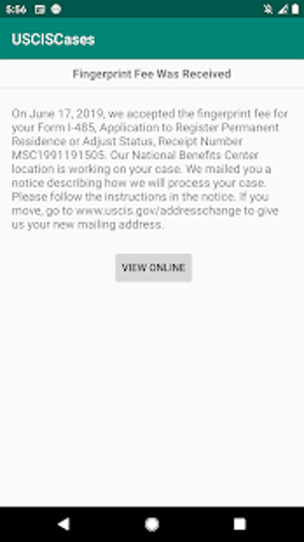 Image 0 for USCIS Case Tracker