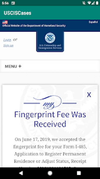 Image 1 for USCIS Case Tracker