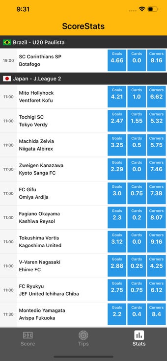 Image 0 for ScoreStats - AI Tipster