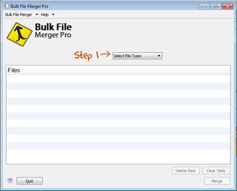 Image 0 for Bulk File Merger Pro
