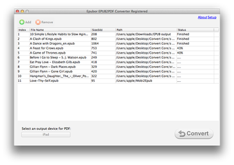 Imagen 1 para Epubor EPUB to PDF Conver…