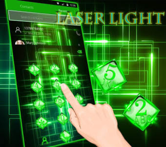 Image 2 for Green Laser Light Theme
