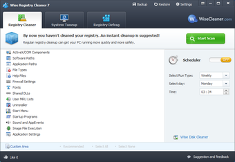 Image 0 for Wise Registry Cleaner Por…