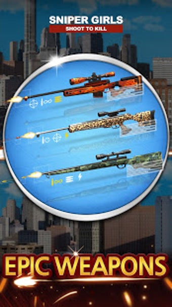 Imagen 1 para Sniper Girls - 3D Gun Sho…