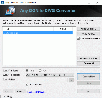 Imagen 0 para Any DGN to DWG Converter