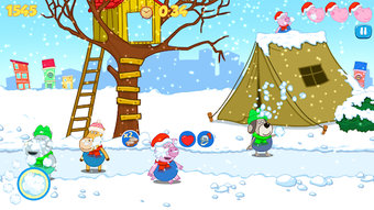 Imagen 1 para Funny Snowball Battle: Wi…