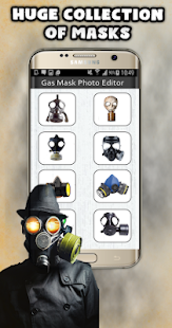 Imagen 3 para Gas Mask Photo Editor