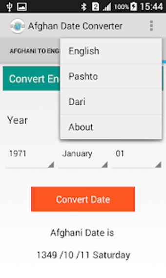 Image 0 for Afghan Date Converter