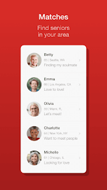Imagen 0 para Dating for Seniors App - …