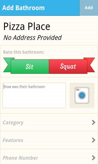 Image 0 for SitOrSquat: Restroom Find…