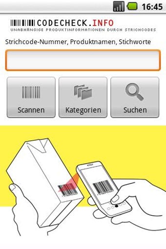 Imagen 1 para Codecheck the product che…