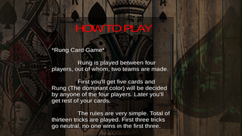 Image 1 for Rung Card Game Court Piec…
