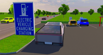Imagen 1 para Electric Car Sim 2020: Re…