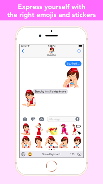 Image 0 for Flight Attendant Emoji St…