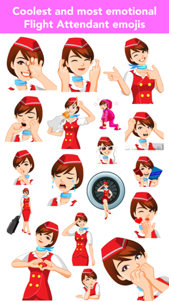 Image 2 for Flight Attendant Emoji St…