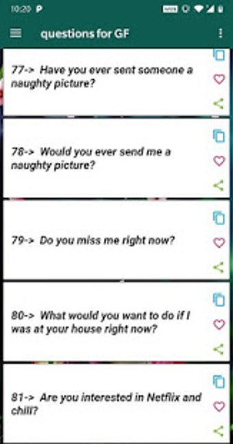 Imagen 1 para Romantic Questions to ask…
