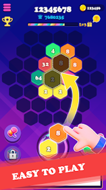 Imagen 2 para 2048 Hexagon - Hexagon Pu…