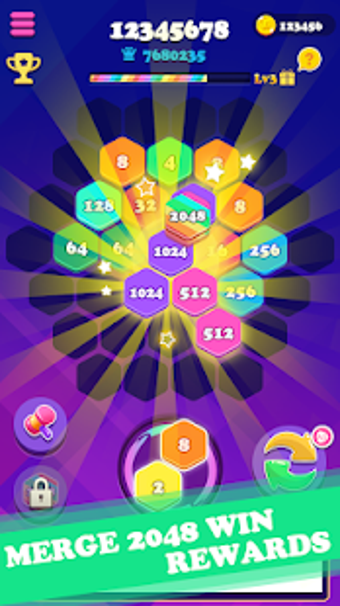 Imagen 1 para 2048 Hexagon - Hexagon Pu…