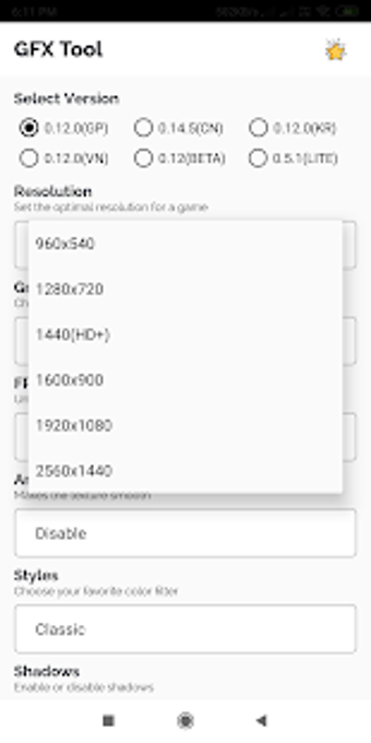 Image 0 for GFX Tool Pro For PUBG