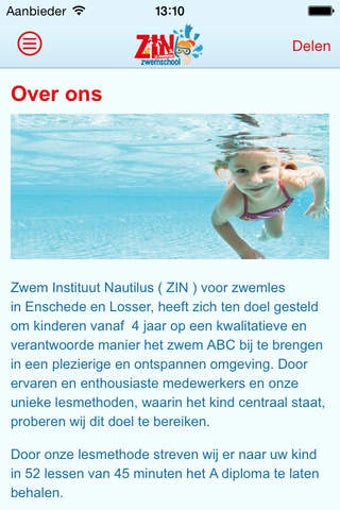 Imagen 0 para ZIN in zwemmen