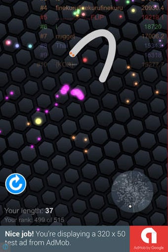Image 0 for slither.io mobile