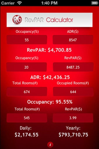 Imagen 1 para Free RevPAR Calculator