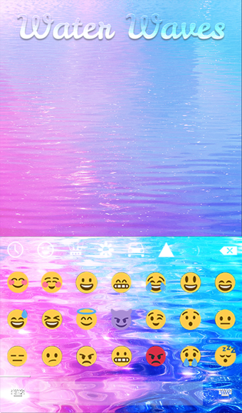 Imagen 2 para Water Waves Animated Keyb…