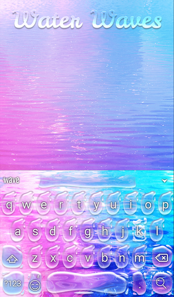 Imagen 3 para Water Waves Animated Keyb…