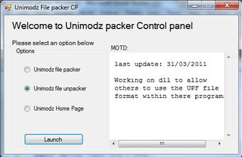 Imagen 0 para Unimodz File Packer