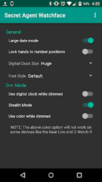 Image 2 for Secret Agent Watchface