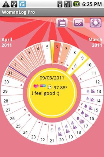Imagen 1 para WomanLog Pro Calendar