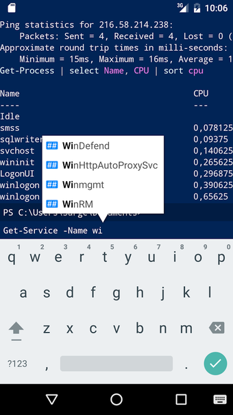 Image 0 for PowerShell Console (WinRM…