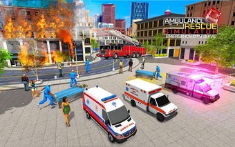Imagen 1 para City Ambulance Rescue Sim…